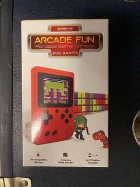 Merkury Innovations Arcade Fun Portable Gaming Console 200 Games